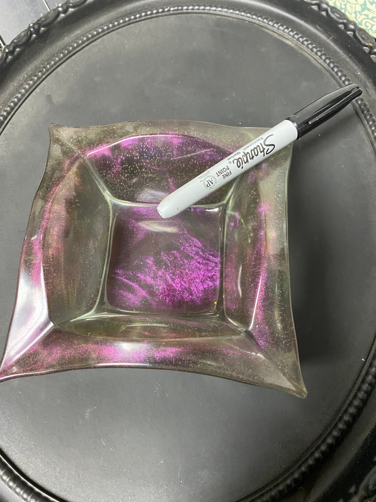 Large Epoxy Ash/Trinket Tray
