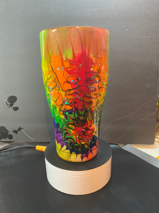 30oz Neon Decked Out Bougie Burst Tumbler