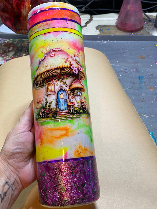 35oz Trippy Mushroom Tumbler