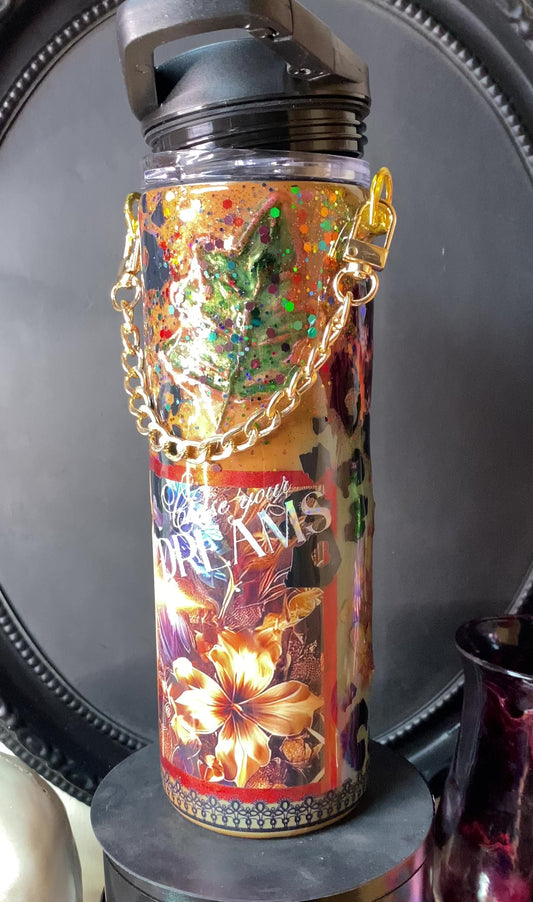 20oz Love of Fall Tumbler with Chain Strap